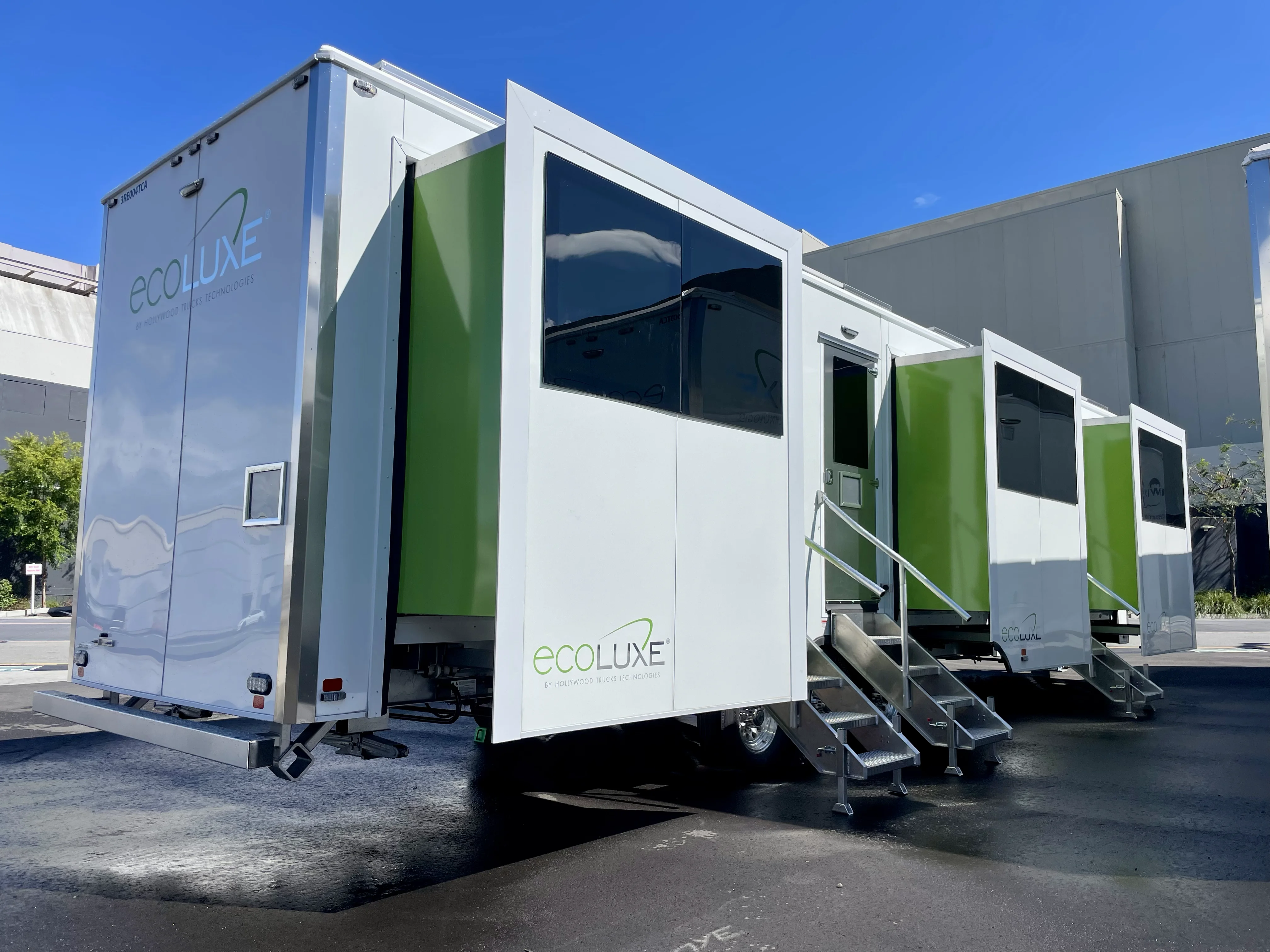 Hollywood Trucks 3 Room Ecoluxe® Talent – solar-powered talent trailer