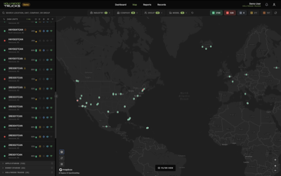 Global Fleet Map – Satellite-Powered Tracking